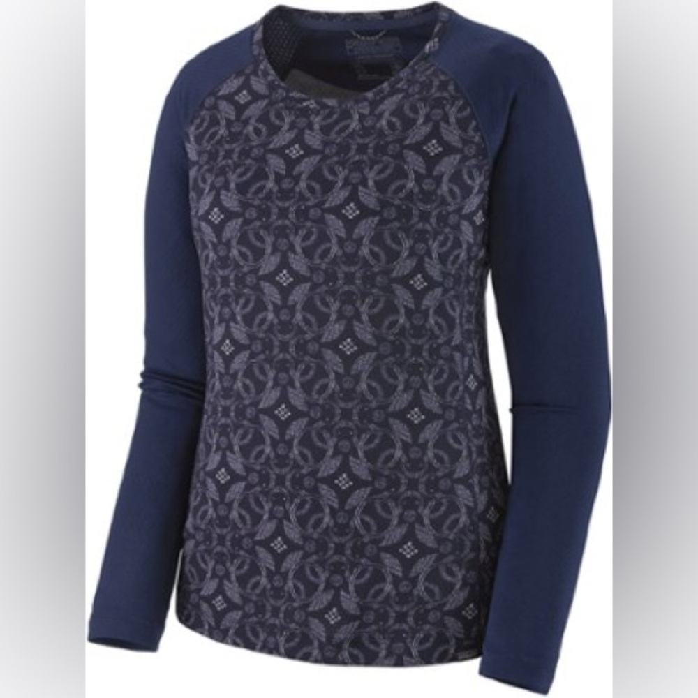 Patagonia Navy Blue Long Sleeve Tee